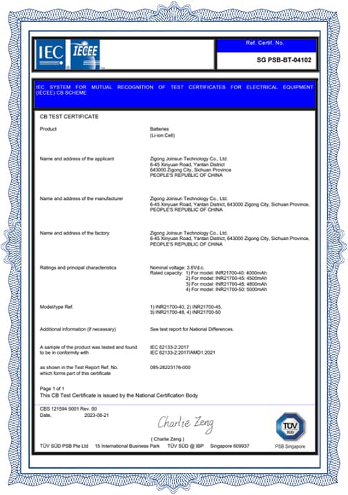 Certificate 2